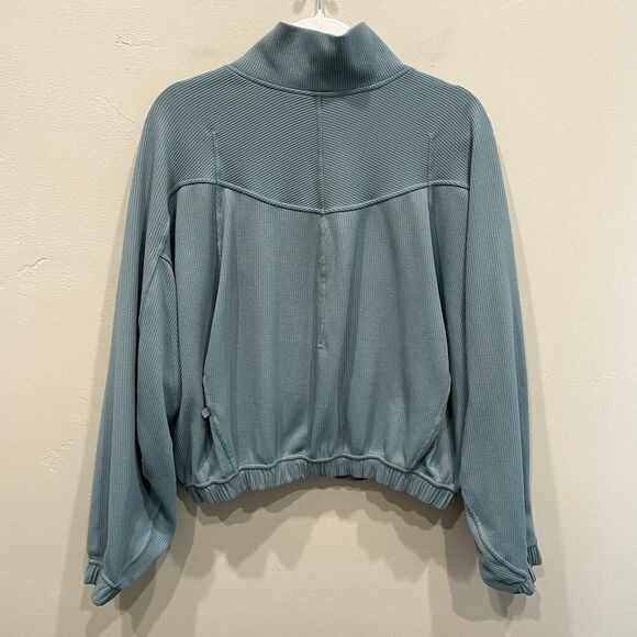 Lululemon Adaptable Fit Full-Zip Jacket Tidewater Teal - Size: 10 - Picture 4 of 13
